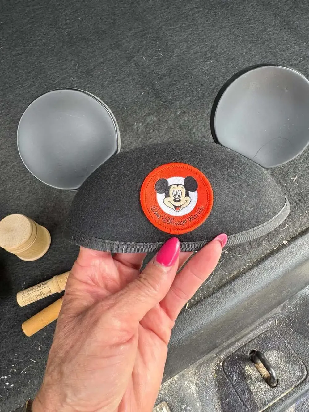 Walt Disney World Classic Mickey Mouse Ears Felt Hat - Infant Size